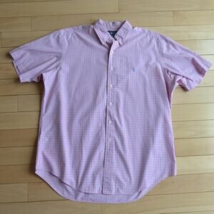 Ralph Lauren Short Sleeve Button Down Shirt Size XL